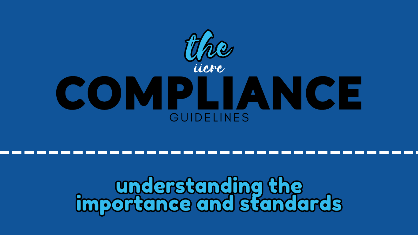 The iccre compliance guidelines